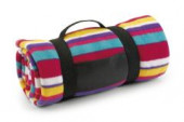 Fleece Blanket with Nylon Carry Strap