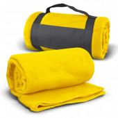 Fleece Blanket with Strap 