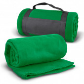 Fleece Blanket with Strap 