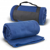 Fleece Blanket with Strap 