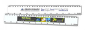 Full Colour Printed Moulded Plastic Ruler