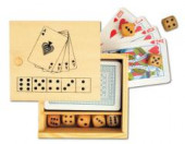 Games Set In Wooden Box