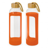 Glass Bottle with Silicone Sleeve 