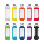 Glass Water Bottle -Silicon Sleeve