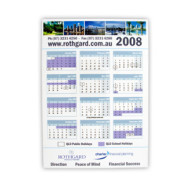 Gloss Laminate Coating Magnetic Tab Calendar