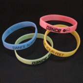 Glow-in-the-Dark Silicone Wristbands