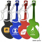 Guitar Bottle Opener Key Chain