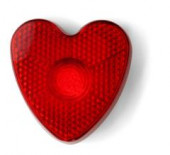 Heart Shaped Flashing Safety Light