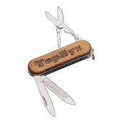 Implement Wooden Handled Pocket Knife