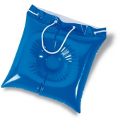 Inflatable beach pillow bag