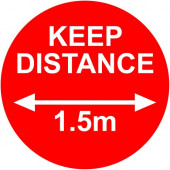 Keep Distance Stickers Pack of 10
