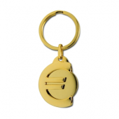 Keyring In Euro Shape