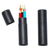Kids Coloured Pencils in Cylinder Box