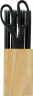 Knife block set 6pc 