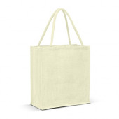 Large Laminated Jute Tote Bag 