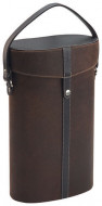 Leather and Suede Wine Carrier