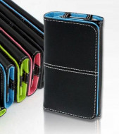Leather Look Stitched iPhone Wallet w/ Card Slots