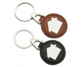 Leather Metal Keyrings 