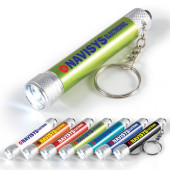 LED Aluminium Torch Keyring