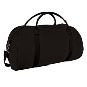 Leisure Canvas Black Duffle Bag