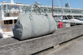 Leisure Canvas Grey Duffle Bag 