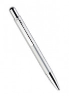 Matte Silver Finish Twist Action Ball Pen