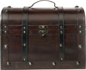 Medium Sized Wooden Chest