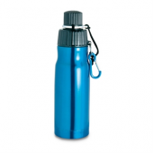 Metal Drinking Bottle with Carabiner
