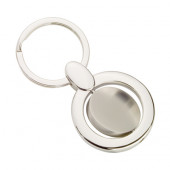 Metal Silver Plated Swivel Keyring