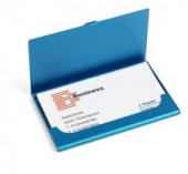 Metallic Coloured Business Card Holder