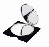 Metallic dual mirror set