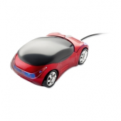 Mouse in car shape