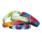 Multi-Coloured Debossed Wristbands