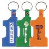 Number 1 Soft Pvc Keytag