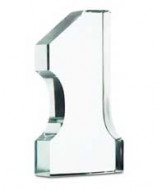 Number One Glass Trophy