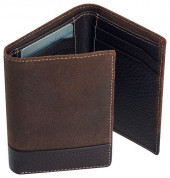 Oily Suede Leather and Suede Wallet