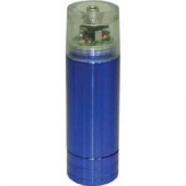 On The Go Phone Charger in Brushed Aluminum Cylinder