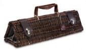 Picnic Basket with 3pcs Barbeque Set 