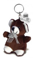 Plush Bear With Key Ring