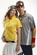 Polo Shirt With Contrast Panel Design