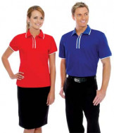 Polo Shirt With Trimmed Design