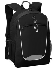 Polyester Backpack with One Zippered Compartment 