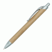 Push Button Bamboo Pen