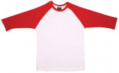 Raglan 3/4 Sleeve Cotton 