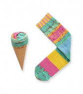 Rainbow Ice Cream Socks
