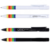 Rainbow Plastic Ballpoint Pen