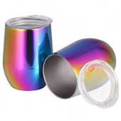 Rainbow Stemless Glass 