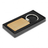 Rectangular Wood Keyring 