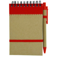 Recycled Jotter Pad with Elastic Band 