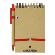 Recycled Jotter Pad with Elastic Band 